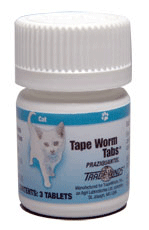 Feline Tape Worm Tabs