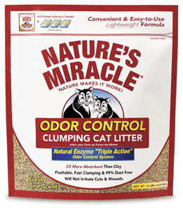Natures Miracle Odor Control Clumping Cat Litter
