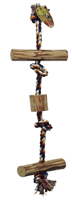 Climbing Rope w/Wood