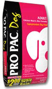 PRO PAC� Dog Adult Chicken Meal & Rice Formula