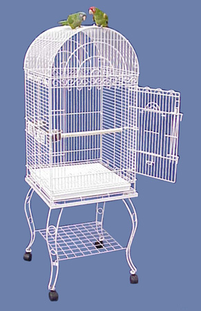 Hana Hut Dometop Small Bird Cage with Stand