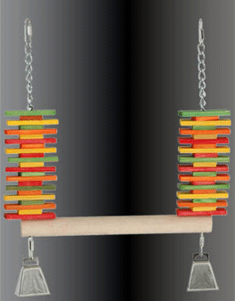 Parrot Swing with Slats