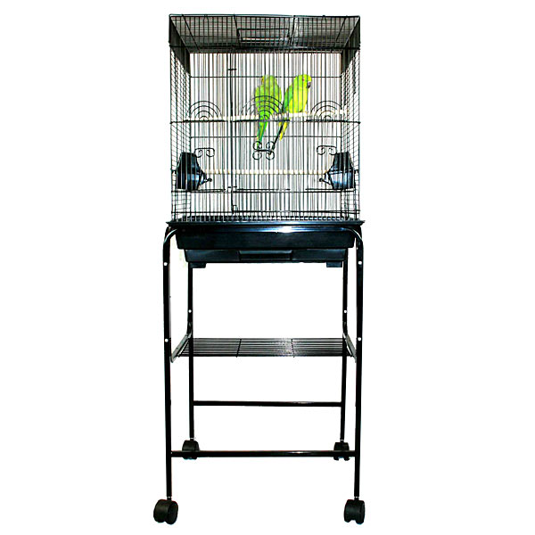 Kahua Kabin Flattop Small Bird Cage Small Bird Cages and Parakeet Bird