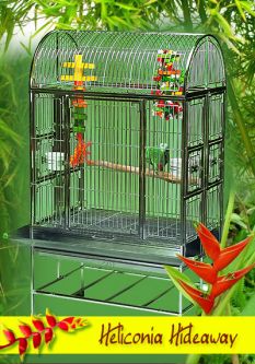 Heliconia Hideaway Stainless Steel Bird Cage - <b>15% Off!!!</b>