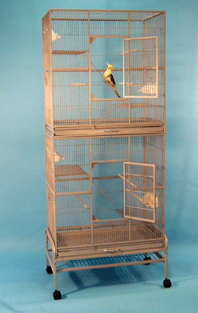 2 tier bird cage