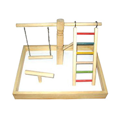 Large Wood Play Stand