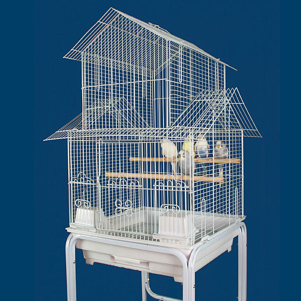 Kiko Kondo Housetop Small Bird Cage Small Bird Cages and Parakeet Bird Cages at Bird Cages 4 Less