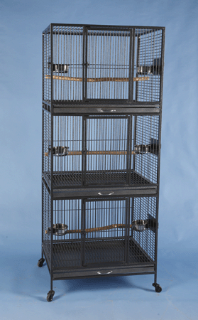 2 tier bird cage