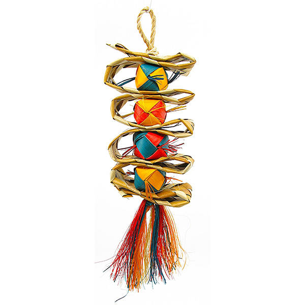 Straight Ribbon Natural w/Balls